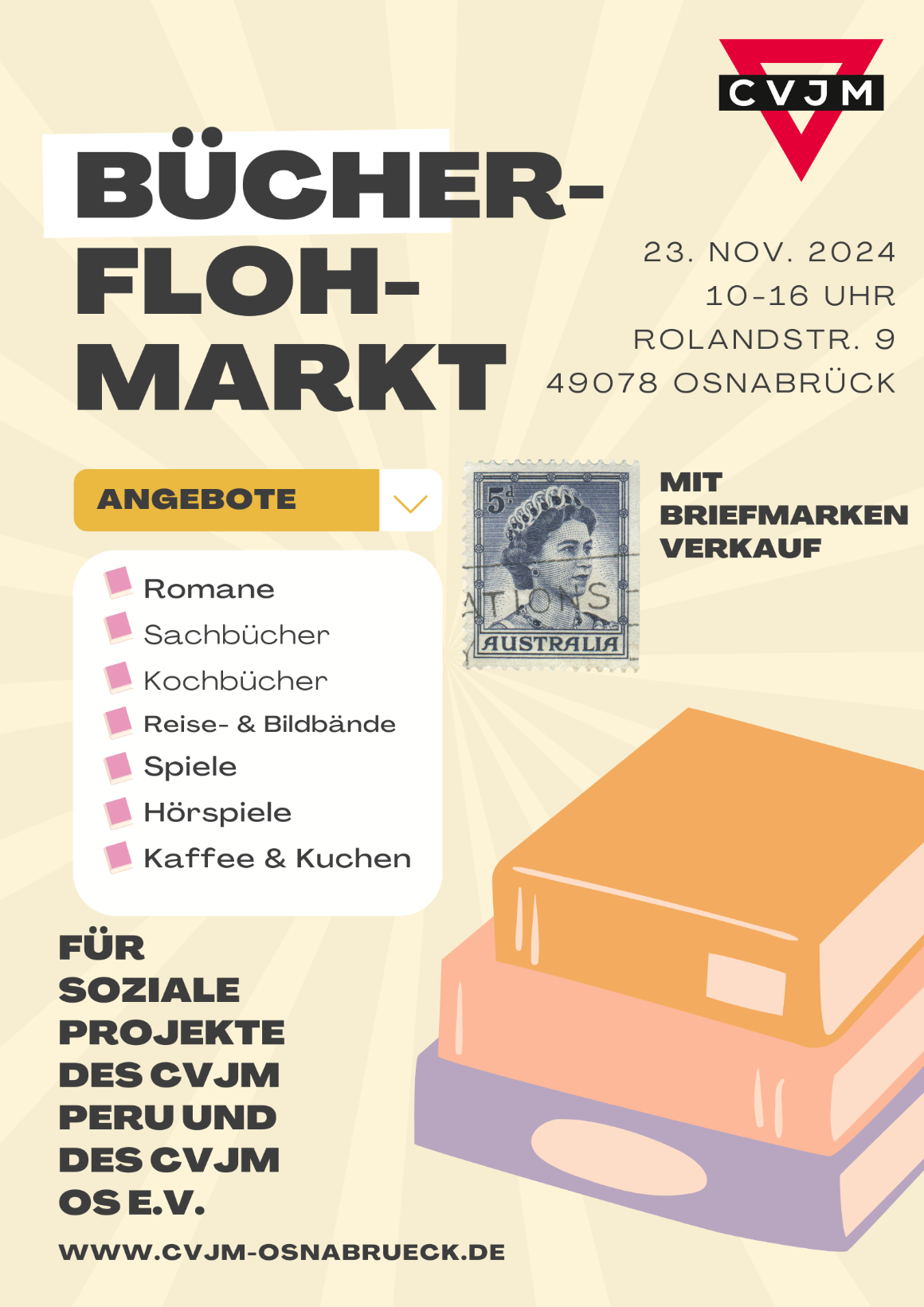 Bücherflohmarkt Nov. 2024